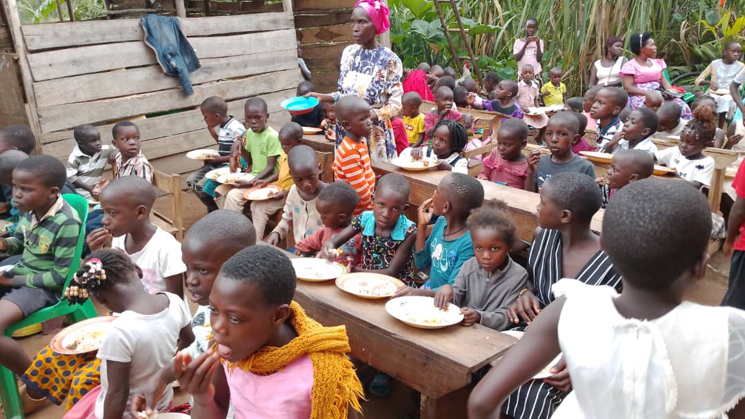 Help 105 children stay in school and get a meal